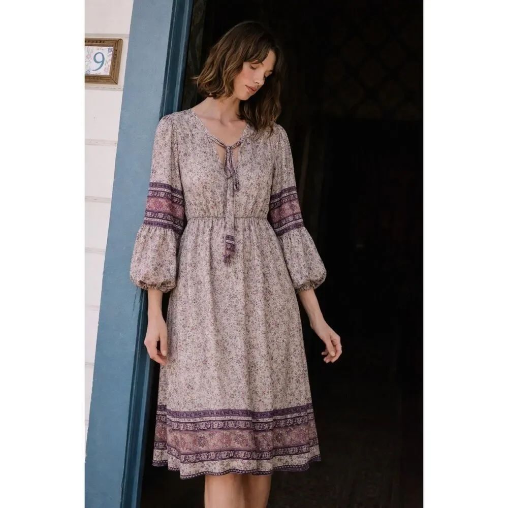 Christy Dawn silk floral dress Small (Run small)